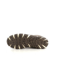 Chaussures montantes en cuir taupe TBS