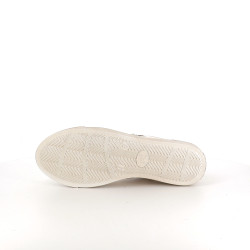 Baskets montantes en cuir verniquel platino Chacal