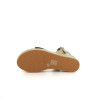 Nu peids en cuir vert Coco & Abricot