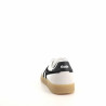 Baskets En Cuir Noir Et Blanc Gola