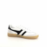 Baskets En Cuir Noir Et Blanc Gola