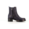 bottine marine en cuir