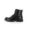 bottine noir en cuir