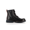 bottine noir en cuir