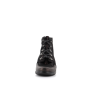 botillon noir en cuir