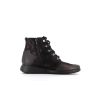 botillon noir en cuir