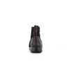 botillon noir en cuir
