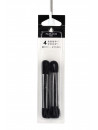 lacet rond fin 60 cm noir