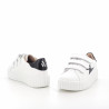 Baskets En Simili Cuir Blanc et Noir Vanessa Wu