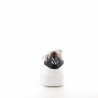 Baskets En Simili Cuir Blanc et Noir Vanessa Wu