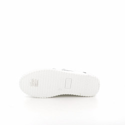 Baskets En Simili Cuir Blanc et Noir Vanessa Wu