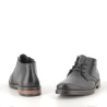 Boots noires en cuir