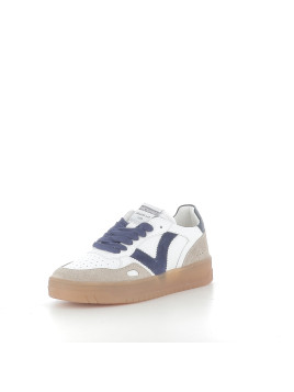 Baskets Azul blanches