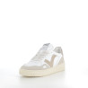 Baskets blanches et beige