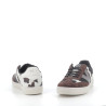 Baskets Basses Marron Motif “Vache”