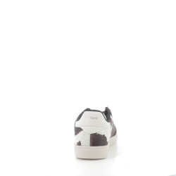 Baskets Basses Marron Motif “Vache”