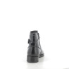 Bottines noires Croco