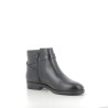 Bottines noires Croco