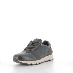 Baskets Bleues et Vert Kaki