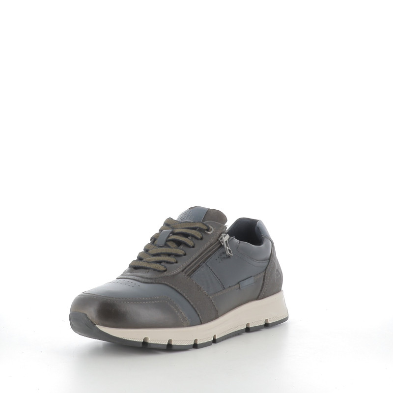 Baskets Bleues et Vert Kaki