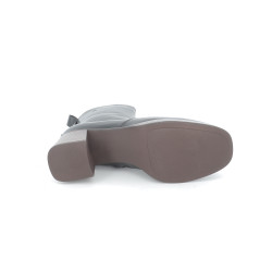Bottine noir en cuir