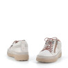 Baskets Basses Grises en Cuir