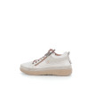 Baskets Basses Grises en Cuir