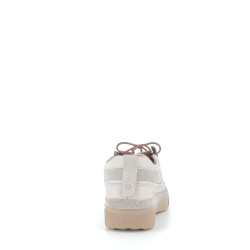 Baskets Basses Grises en Cuir
