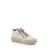 Baskets Basses Grises en Cuir