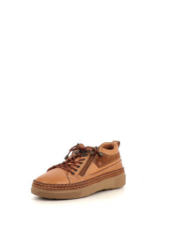 Baskets Basses Marron en Cuir