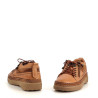 Baskets Basses Marron en Cuir