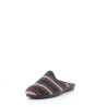 Pantoufles grises en textile