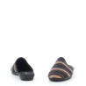 Pantoufles grises en textile