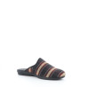 Pantoufles grises en textile