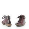 Baskets hautes rouge bordeaux
