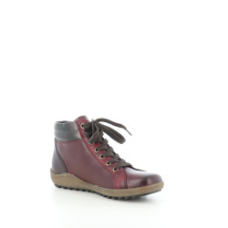 Baskets hautes rouge bordeaux