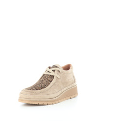 Derbys beige léopard