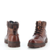 Boots marron en cuir