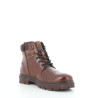 Boots marron en cuir