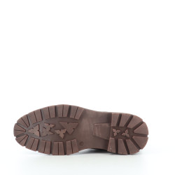 Boots marron en cuir