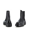 Boots noires en cuir
