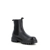 Boots noires en cuir