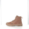 Baskets Montantes en Cuir Marron