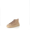 Baskets Montantes en Cuir Camel