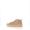 Baskets Montantes en Cuir Camel