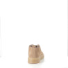 Baskets Montantes en Cuir Camel