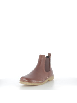 Boots en Cuir Marron