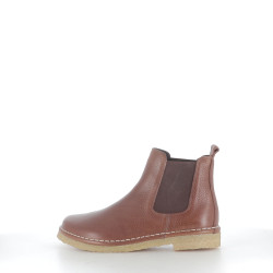 Boots en Cuir Marron