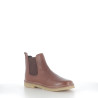 Boots en Cuir Marron