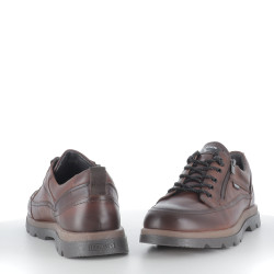 Baskets Basses en Cuir Marron